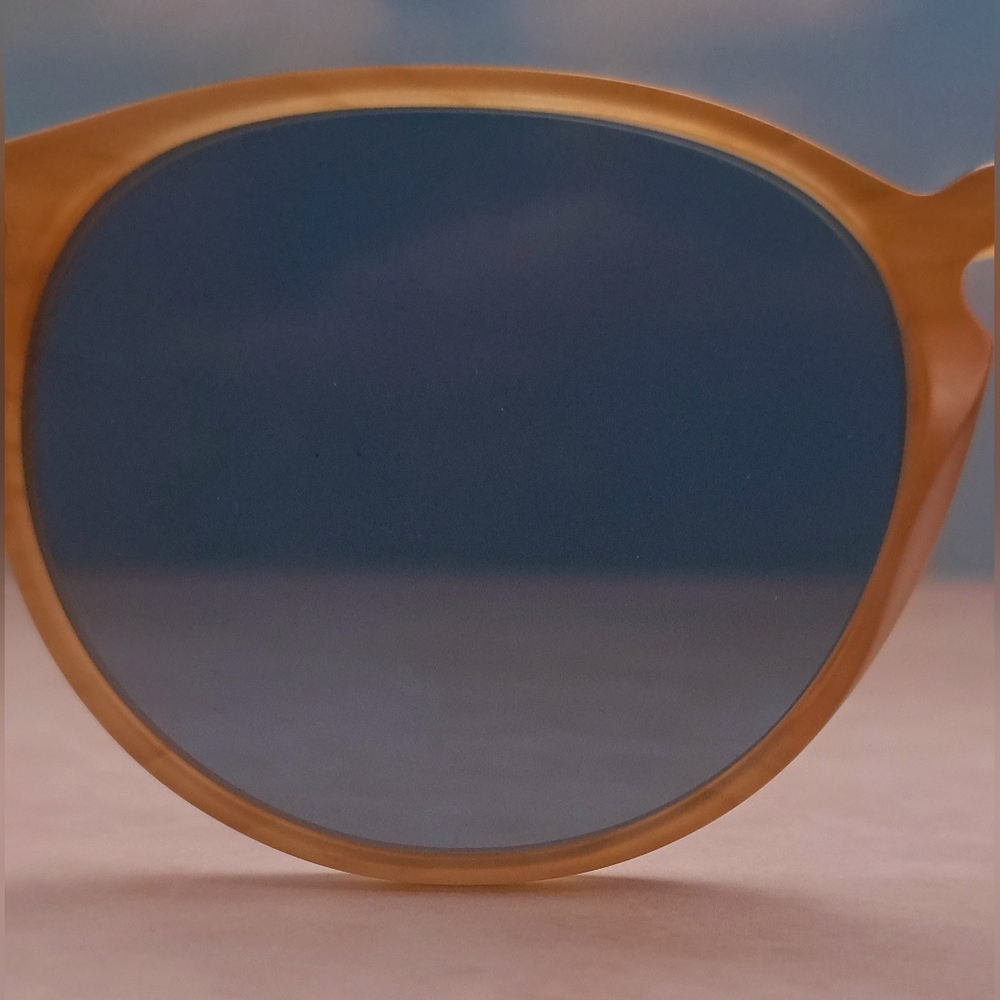 Oliver Peoples Riley Sun – Honey Amber Blue Glass Lenses - Picture 13 of 16
